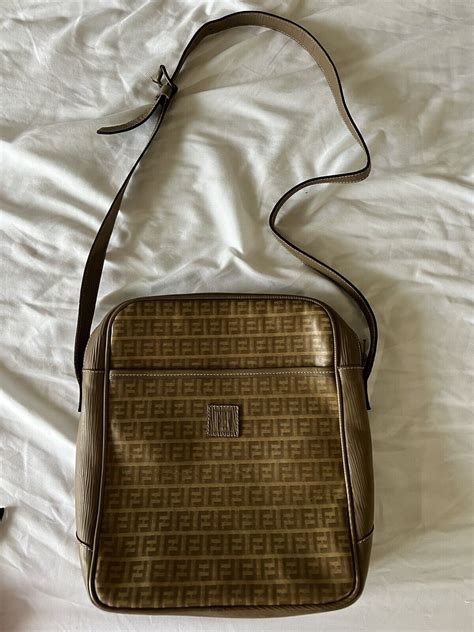 cross bag fendi|authentic vintage fendi crossbody bag.